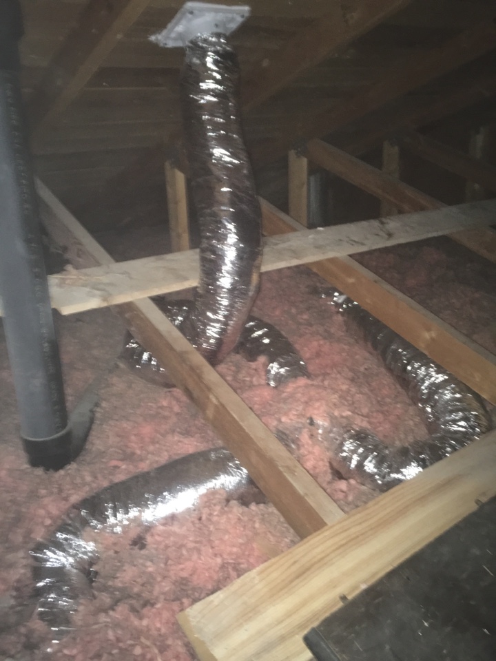 Thorncliffe, AB - Installed two bathroom vents Thorncliffe, AB - Installed two bathroom vents