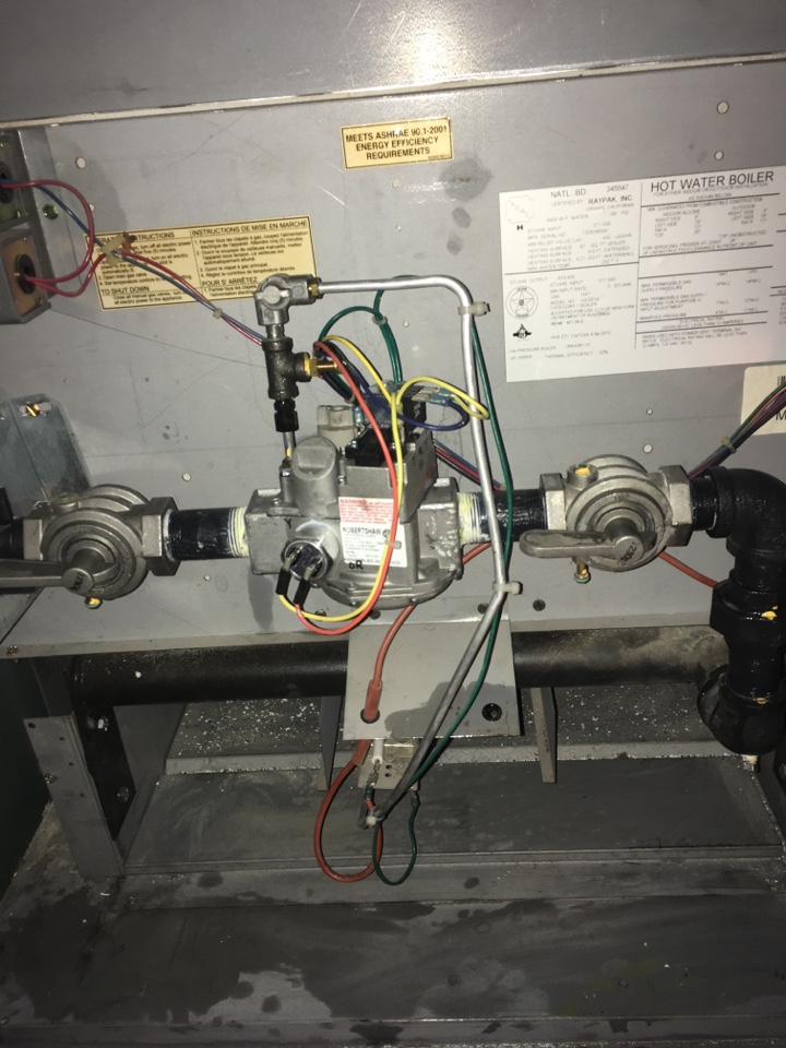 Thorncliffe, AB - Replaced boiler gas valve Thorncliffe, AB - Replaced boiler gas valve