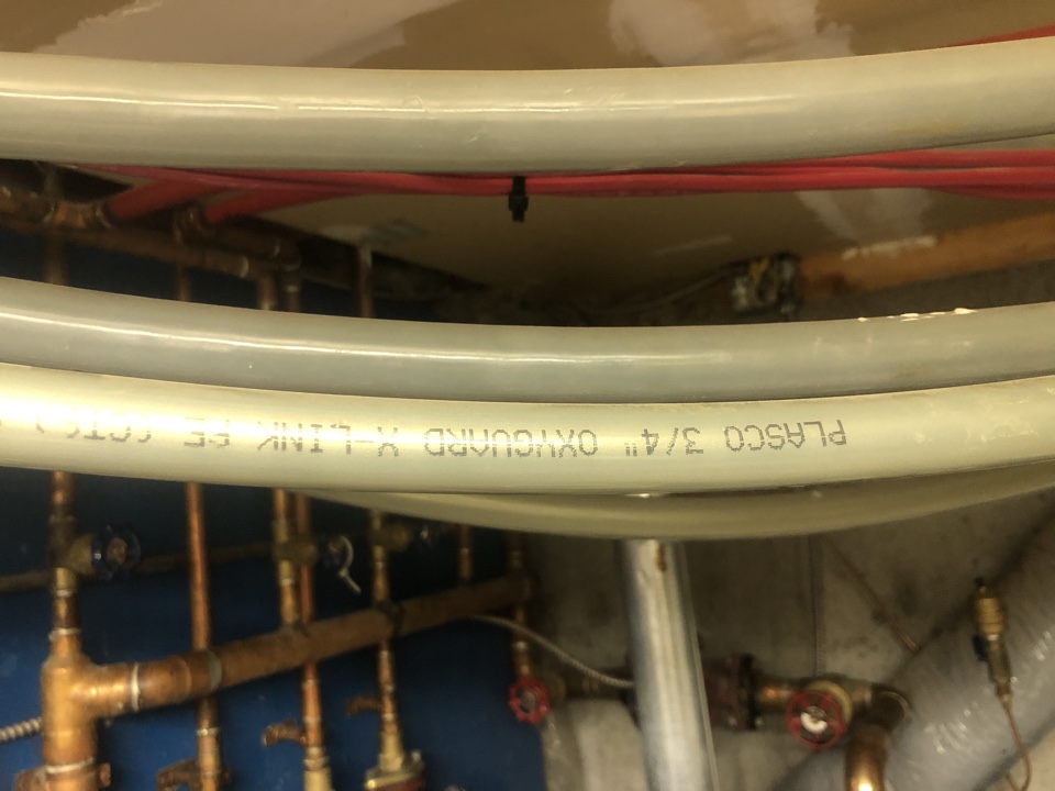 Thorncliffe, AB - Repaired three-quarter inch lines to hot water tank. As well as two bathroom replacing PEX That was leaking. Thorncliffe, AB - Repaired three-quarter inch lines to hot water tank. As well as two bathroom replacing PEX That was leaking.