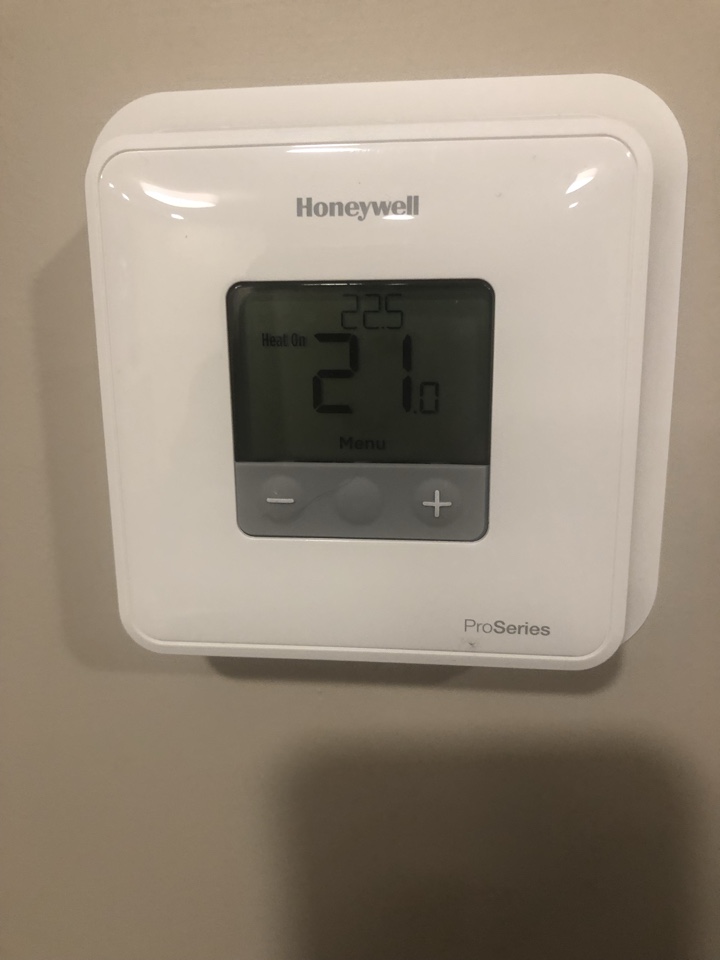 Thorncliffe, AB - Replaced heating stat as needed.  Thorncliffe, AB - Replaced heating stat as needed.