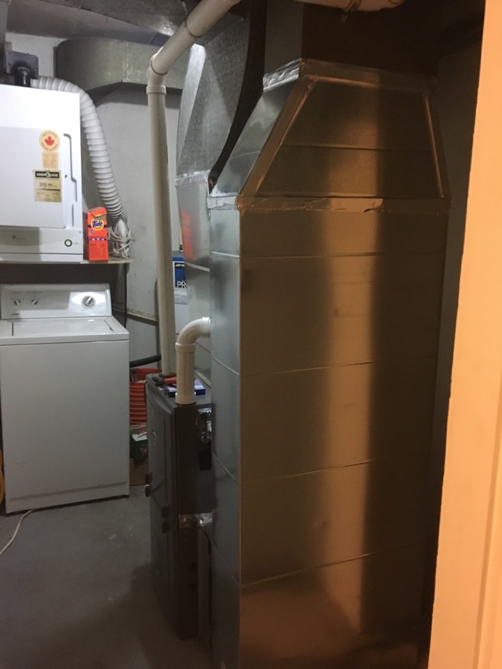 Thorncliffe, AB - Replaced old furnace Thorncliffe, AB - Replaced old furnace