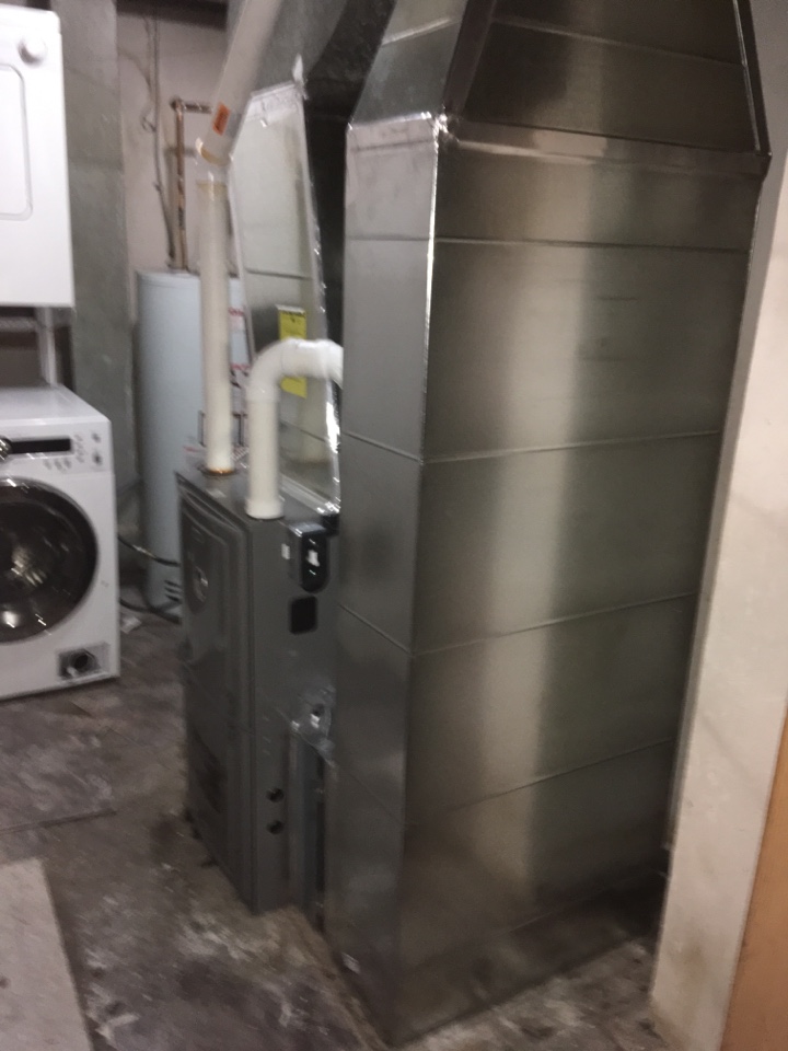 Millarville, AB - Installed new furnace Millarville, AB - Installed new furnace